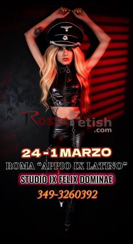 BOLOGNA/ROMA – Lady Glamhell: Dominante con spiccato sadismo